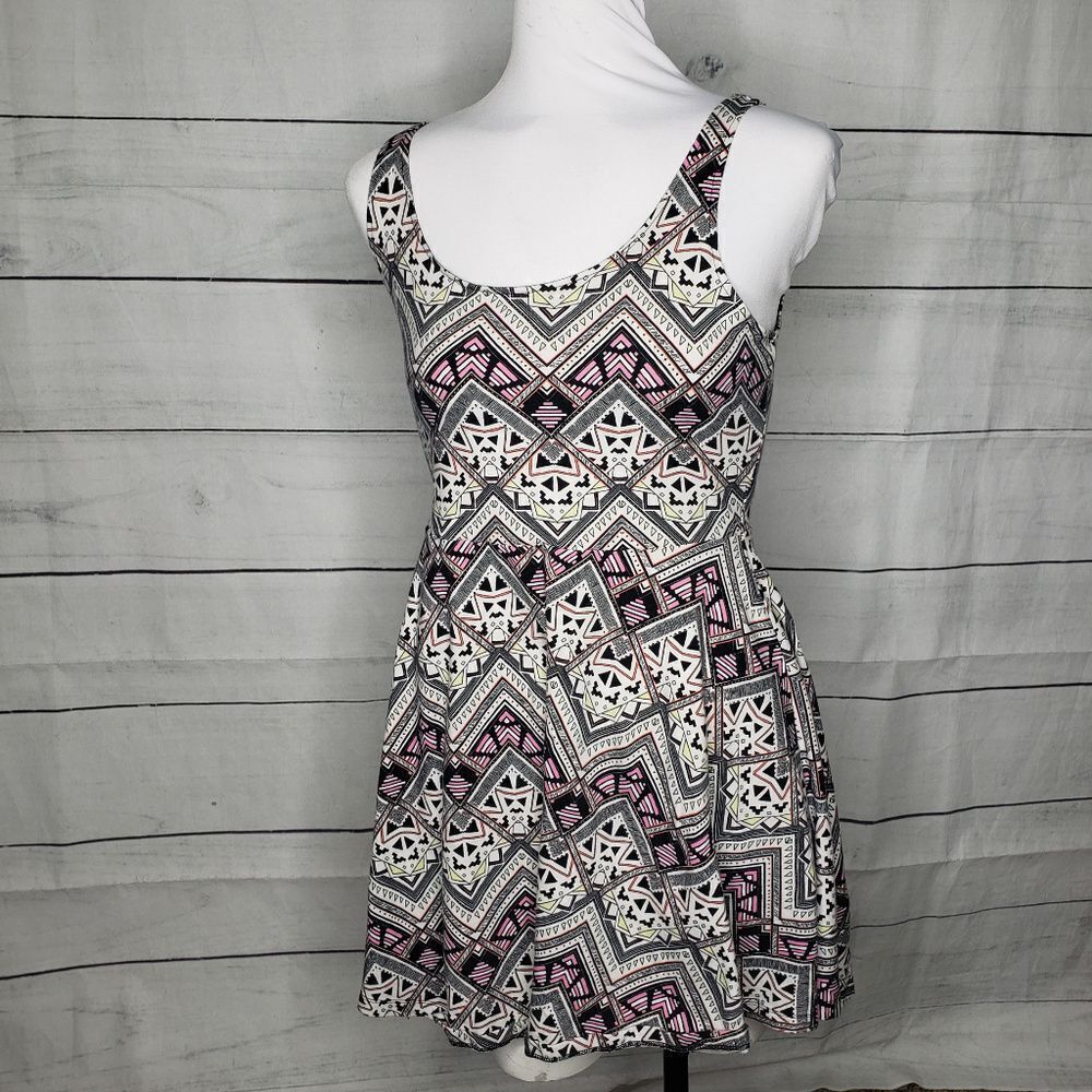 PINK Victoria's Secret aztec tribal swing dress sm
